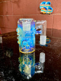 Large head banger dry catcher set 18mm color aero￼