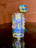 Dry catcher with marbles pink slyme 18mm