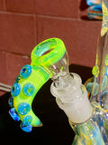 Beaker slyme green blue amber purple 50by 7 14mm bowl