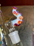 Large Head Banger ghost/blue amber purple and Lokis