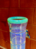 Large head banger dry catcher set Egyptian green koi Millie marble 18 mm ￼