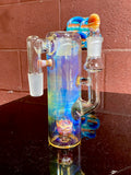 Ball vape ash catcher with perk 18mm caramel