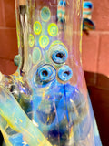 Beaker slyme green blue amber purple 50by 7 14mm bowl