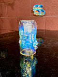 Large head banger dry catcher set 18mm color aero￼