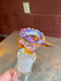 Bowl 18mm amber purplious c/l