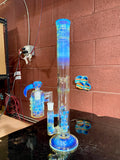 Large head banger dry catcher set 18mm color aero￼