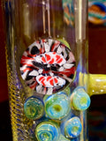 Large head banger dry catcher set Egyptian green koi Millie marble 18 mm ￼