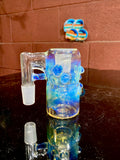 Large head banger dry catcher set 18mm color aero￼