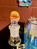 Ball vape ash catcher with perk 18mm caramel