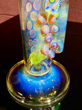 Large head banger 18mm Slyme Green / amber purple