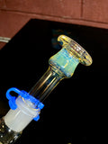 Ball vape home run hitter and bowl and push button carb pomegranate 18mm