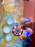 Ball vape Home Run Hitter and bowl detachable mouthpiece push button carb 18mm horns and marbles