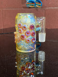 Dry catcher opaque aqua, caramel and amber purplious suckers 18mm