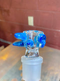 Bowl 18mm blue amber purple t/s