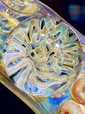 Beaker opaque, aqua lip caramel suckers squiggle marble 14 mm bowl 50 mm x 7 tube
