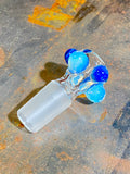 Bowl ghost/blue amber purple