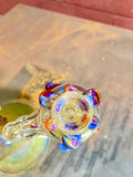 Large Head Banger amber purple set