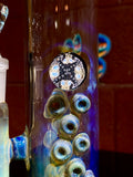 Large Head Banger 18mm blue, amber purple