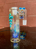 Ash catcher perk blue dream and opaque aqua suckers 18mm