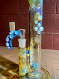 Large Head Banger Blue amber purple/ghost
