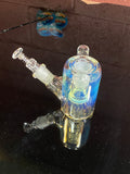 Ball vape dry catcher with push button carb 18mm ghost