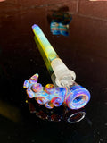 Beaker amber purplious 50by 7 14mm bowl