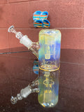 Ball vape dry catcher with push button carb 18mm ghost