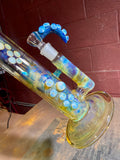 Large Head Banger Blue amber purple/ghost