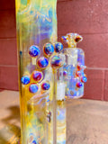 Large Head Banger amber purple set