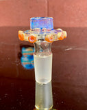 Ball vape bowl single hole with shelf Caramel 18mm