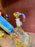 Beaker small amber purple 40by7