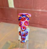 Bowl 18mm amber purple