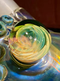 Beaker slyme green blue amber purple 50by 7 14mm bowl