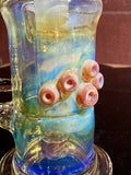 Ball vape Home run hitter Carmel suckers 18mm bow removable diffuser, mouthpiece push button carb