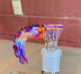 Bowl 18mm amber purple