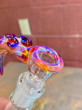 Bowl 18mm amber purple
