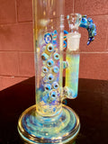Large Head Banger 18mm blue, amber purple