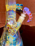 Beaker 40 by 7 pink slyme 14mm bowl
