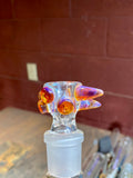 Bowl 18mm amber purplious