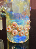 Dry catcher opaque aqua, caramel and amber purplious suckers 18mm