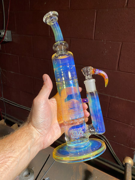 Purple Short Stack Short stack Nautilus amber purple – Fluid Glass Store