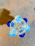 Bowl ghost/blue amber purple