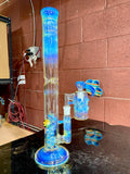 Large head banger dry catcher set 18mm color aero￼
