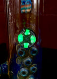 Large Head Banger 18mm blue, amber purple