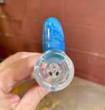 Bowl 18mm blue amber purple