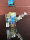 Ball vape dry catcher with push button carb 18mm ghost