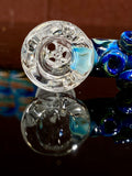 Large Head Banger 18mm blue, amber purple