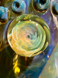 Beaker slyme green blue amber purple 50by 7 14mm bowl