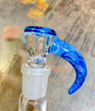 Bowl blue amber purple