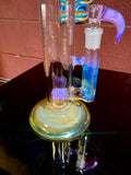 Large head banger 18mm joint pink slyme